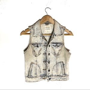 Thread & Supply Denim Vintage Vest, Size M